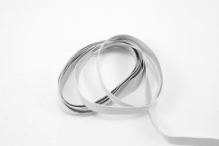 Silikongummiband für Badeanzüge - weiß - Breite 0,8 cm