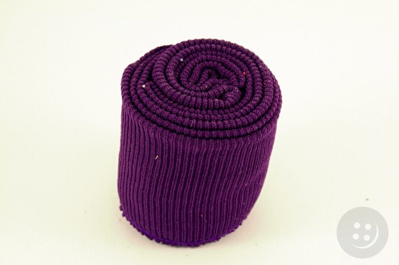 Elastic rib knit kit - dark purple