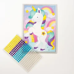 Jednorožec - sada pro děti na výrobu zvířátka z korálků + návod