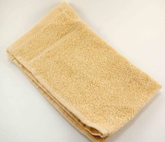 Kinder-Handtuch orange - cremig - Größe 30 cm x 50 cm