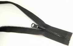 Zeltreißverschluss - plastik - schwarz - Länge 100 cm - 250 cm