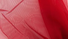 Solid netting tulle - red - width 150 cm