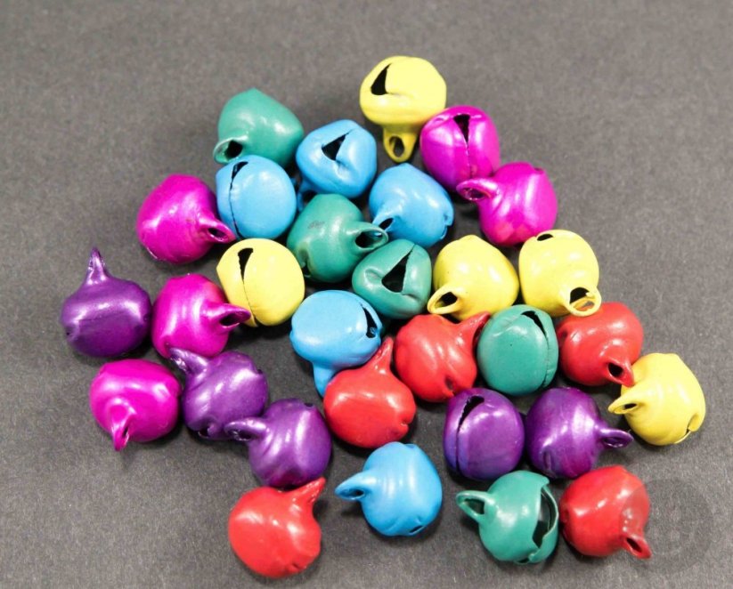 Jingle Bells - multiple colors - diameter 1.4 cm