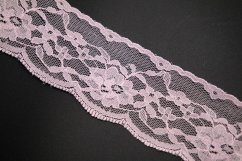 Nylon lace - baby pink - width 4,5 cm