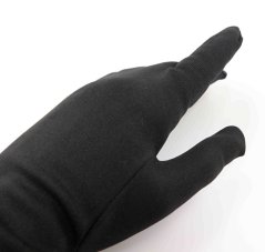 Isolierte Damenhandschuhe – schwarz