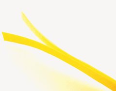 Našívacie suchý zips - svetlo žltá - šírka 2 cm