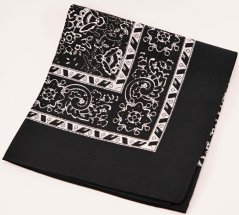 Cotton scarves with floral pattern - more colors - dimensions 70 cm x 70 cm