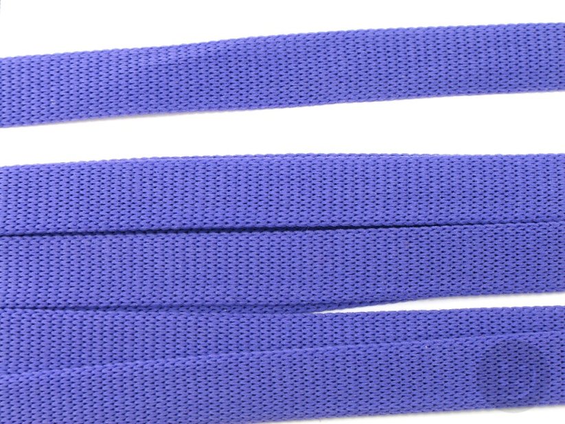 Textilná dutinka - středně fialová - šírka 1 cm