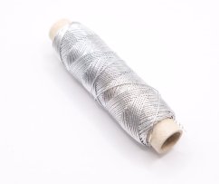 Lurexová niť Titano - strieborná - 50 m