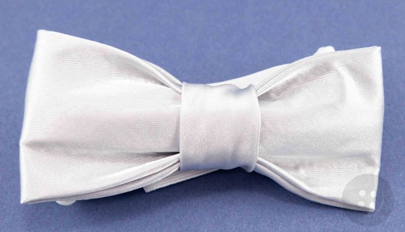 Children's bow tie - silver