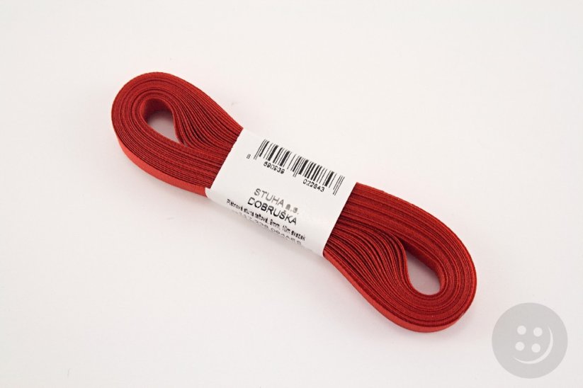 Red taffeta ribbon No. 645