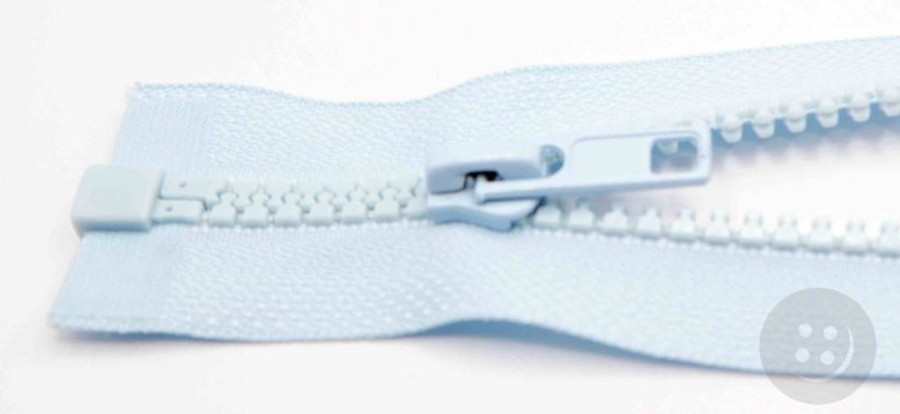 Dělitelný kostěný zip - délka (30 - 95 cm) - různé barvy