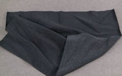 Elastická  nažehľovacia záplata - rozmer 15 cm x 20 cm - čierna