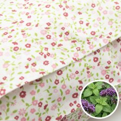 Herbal pillow Citrus calm - pink flowers with stems - size 35 cm x 28 cm