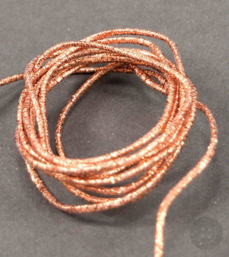 Dekorační drátek průměr 0,3 cm - měděná - gympa