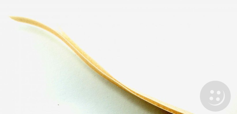 Sew-on velcro tape - ivory - width 2 cm