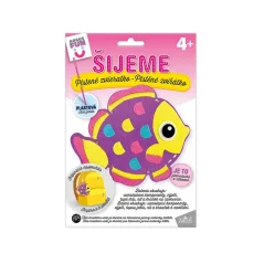 Rybička - sada pro děti na výrobu plstěného zvířátka + návod