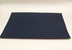 Samolepiace kožená záplata -  Tmavo modrá - rozmer 16 cm x 10 cm