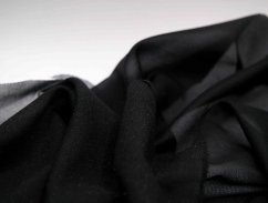 Vlies - elastisch - zum Aufbügeln Breite 90 cm - schwarz
