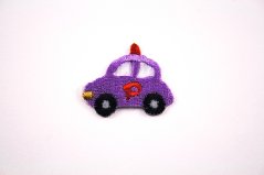 Patch zum Aufbügeln - Auto - Größe 3,1 cm x 2,2 cm