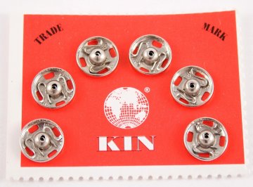 Metal KIN snaps - rivets - Diameter - 0,8 cm