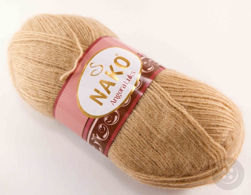 Angora luks yarn - camel - 6944