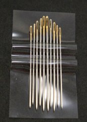 Handnadeln - Stopfnadeln - mit scharfer Spitze - 10 Stück - Länge 5 cm - 6 cm