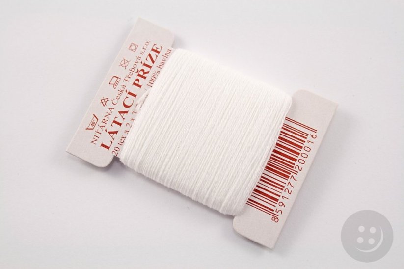 Cotton darn yarn - Darn yarn color: 10 - white