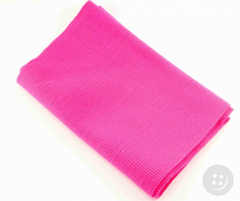Cotton knit - dark pink - dimensions 16 cm x 80 cm