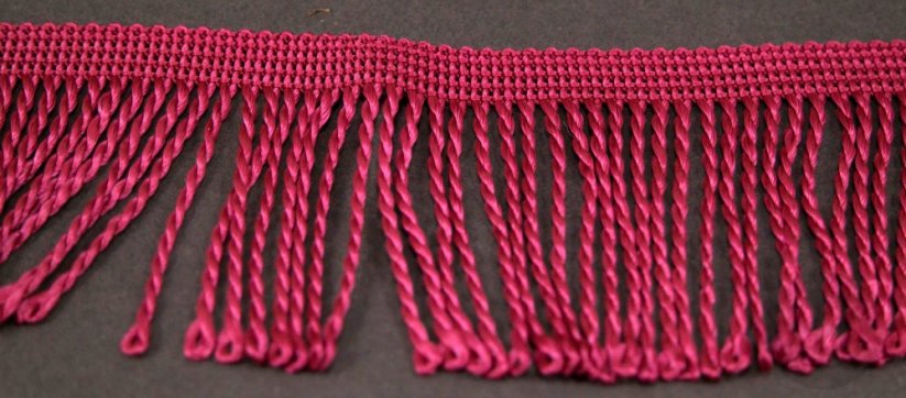 Fringes - old pink - width 6 cm