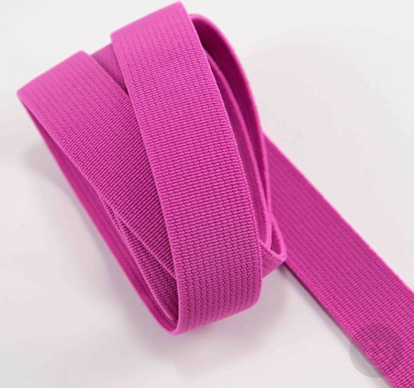 Colored elastic - pink - width 2 cm