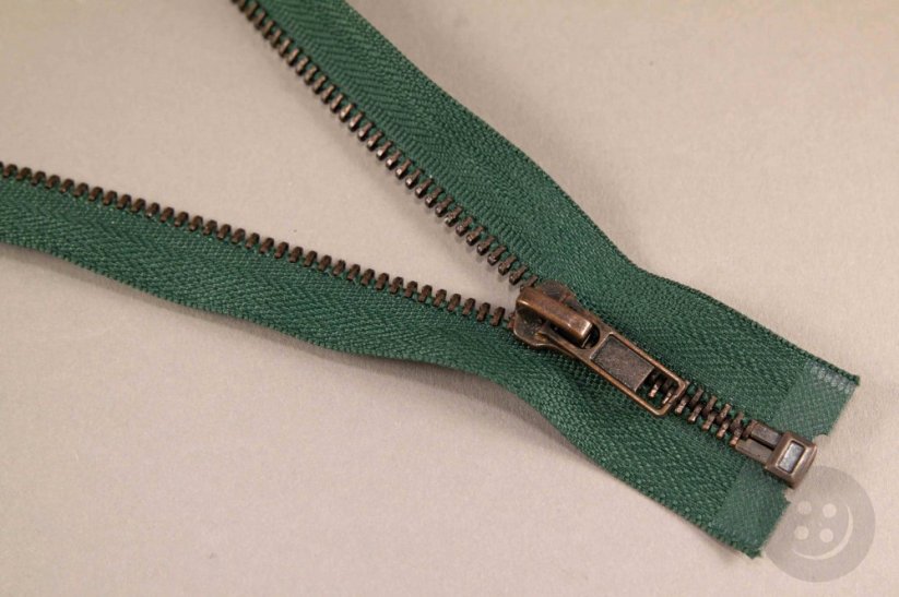 Dělitelný kovový starokovový zip č.5 více barev - délka (30 - 100 cm)