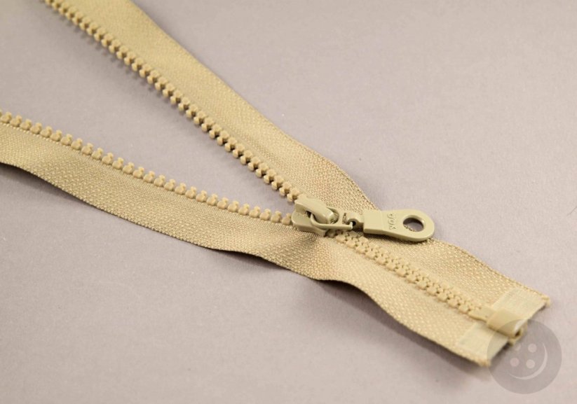Dělitelný kostěný zip - délka (30 - 95 cm) - různé barvy