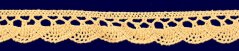 Bavlněná paličkovaná krajka - smetanová - šířka 2,2 cm