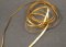 Hladká lurexová šňůrka zlatá - šířka 0,28 cm
