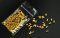 Perlen - ovsiky - metallisiert - gold