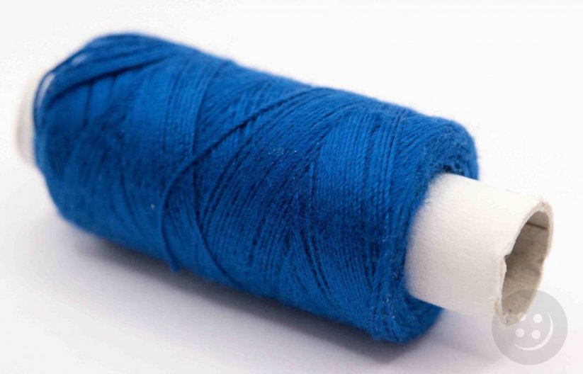 Polyester-Jeansfäden in einer Spule von 100 m - blau
