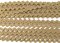 Ric Rac ribbon - dark beige - width 0,6 cm