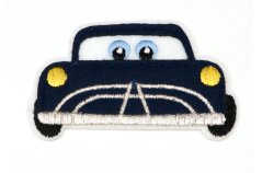 Nažehľovacia záplata - Auto Doktor Hudson - rozmer 8 x 5 cm - modrá