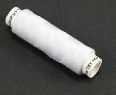 Nit Unipoly - 100% polyester 100m - biela
