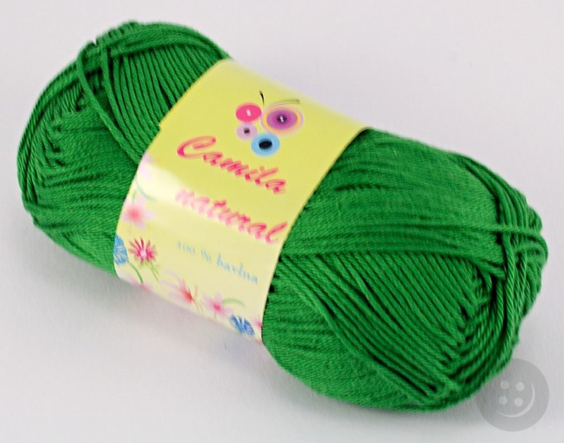 Yarn Camila natural - green - color number 147