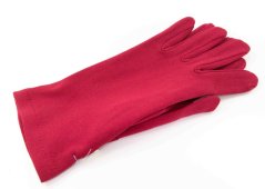 Dámské zateplené rukavice - červená