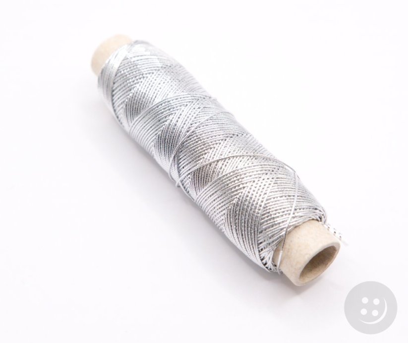 Lurex thread Titano - silver - 50 m