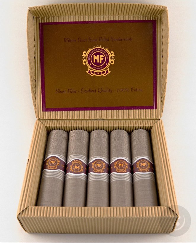 Gift set of men's handkerchiefs - in the shape of a cigar - 5 pcs