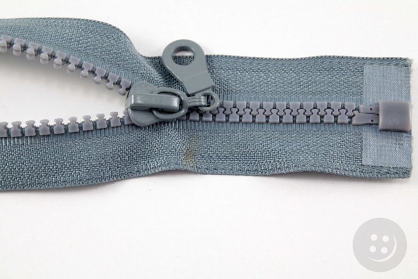 Dělitelný kostěný zip - délka (30 - 95 cm) - různé barvy