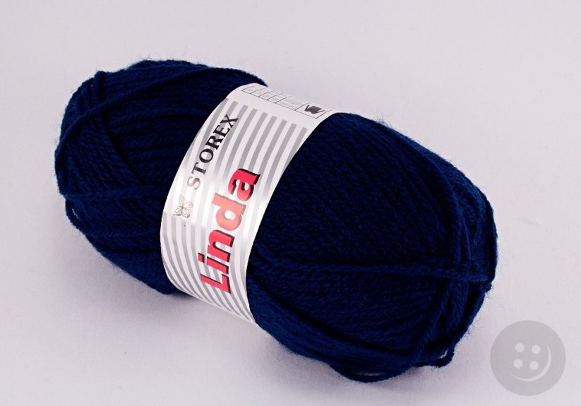 Yarn Linda - dark blue 9731