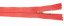Nedělitelný jemný plastový spirálový zip (velikost číslo 3) různé barvy - délka 12 cm - 60 cm