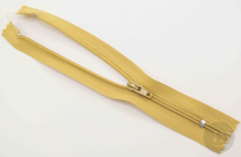 Nedělitelný jemný plastový spirálový zip (velikost číslo 3) různé barvy - délka 12 cm - 60 cm