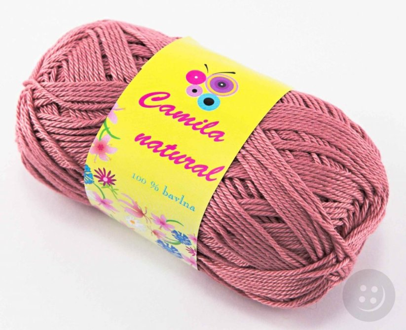 Yarn Camila natural - antique pink - color number 28