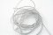 Thin round elastics - silver lurex brocade - diameter 0,12 cm